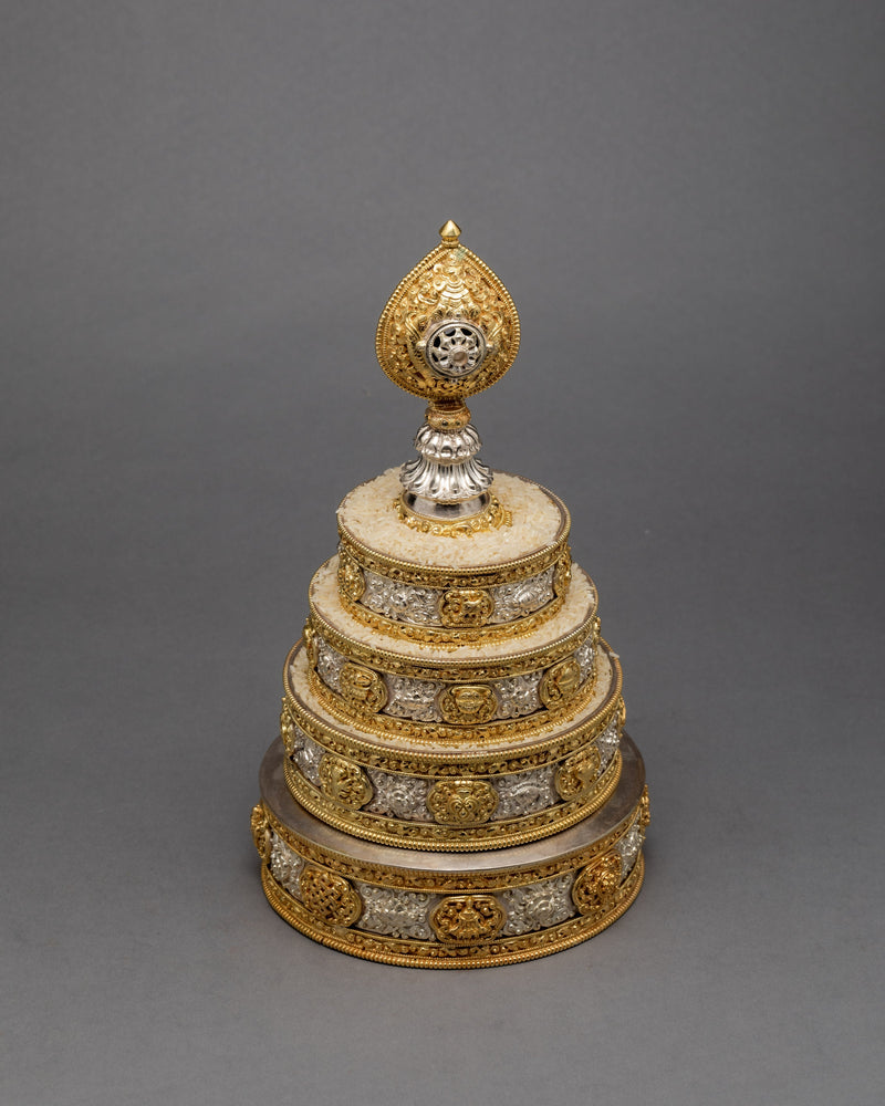 Handmade Mandala Set | Buddhist Altar Offerings | Zen Space Decor