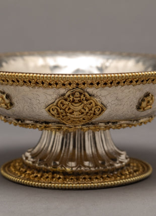 Gold Plated Serkyem Set | Buddhist  Ritual Item | Plated With 24K Gold