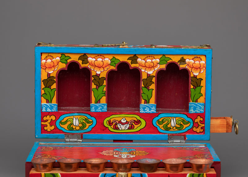 Traveling Altar Box | Buddhist Ritual Objects | Portable Meditation Box