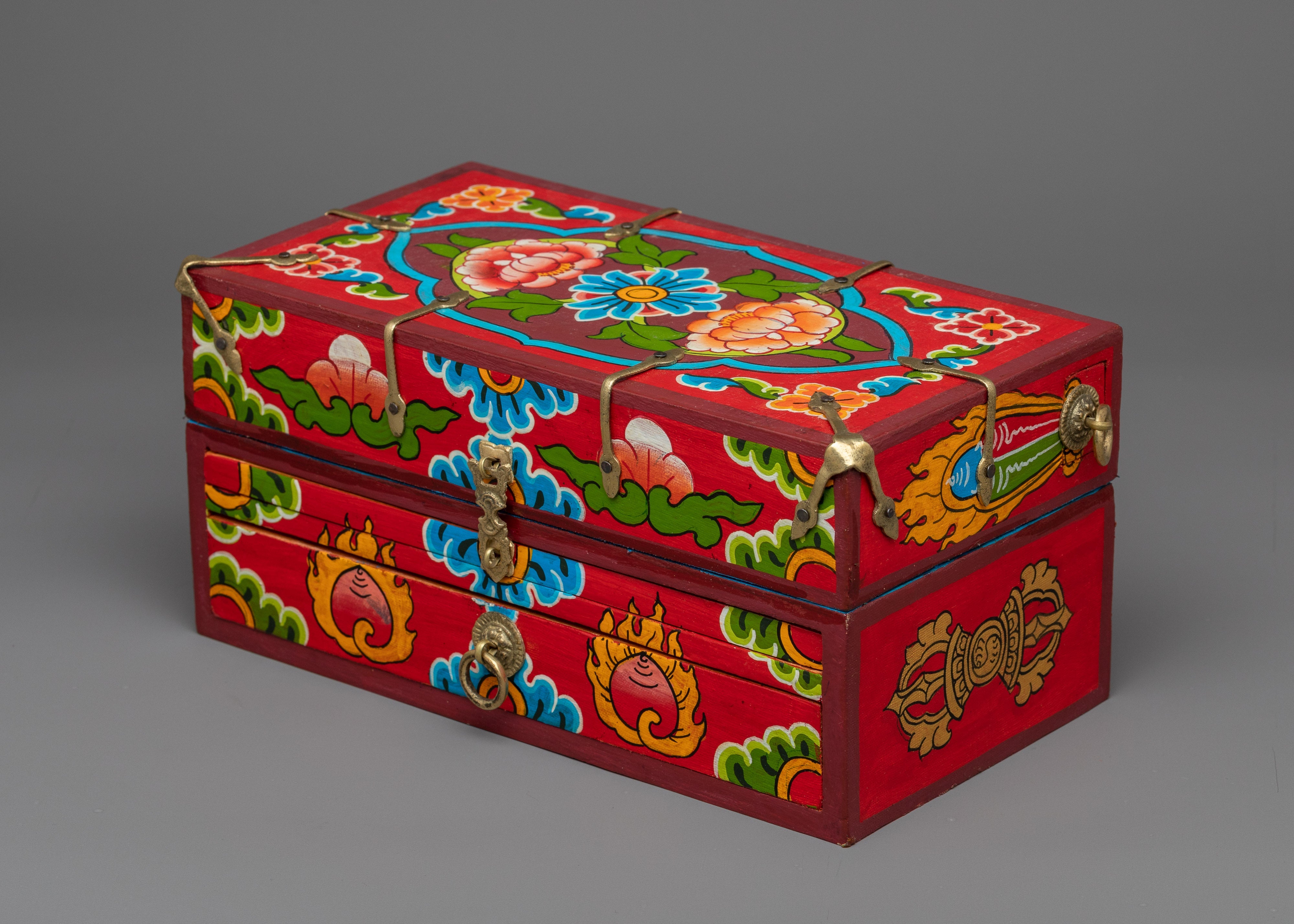 Traveling Altar Box | Buddhist Ritual Objects | Portable Meditation Box