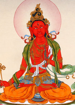 Red Tara Thangka | Tibetan Bodhisattva painting