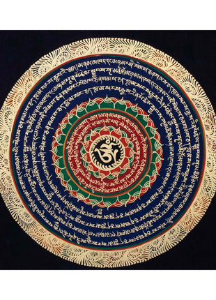 Round Mandala Thangka | Wall Decoration Painting