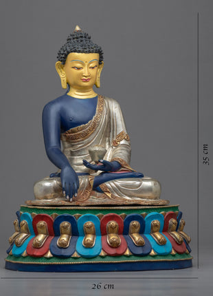 Buddha Akshobhya Statue | Traditionally Carved Gautam Buddha Figurine