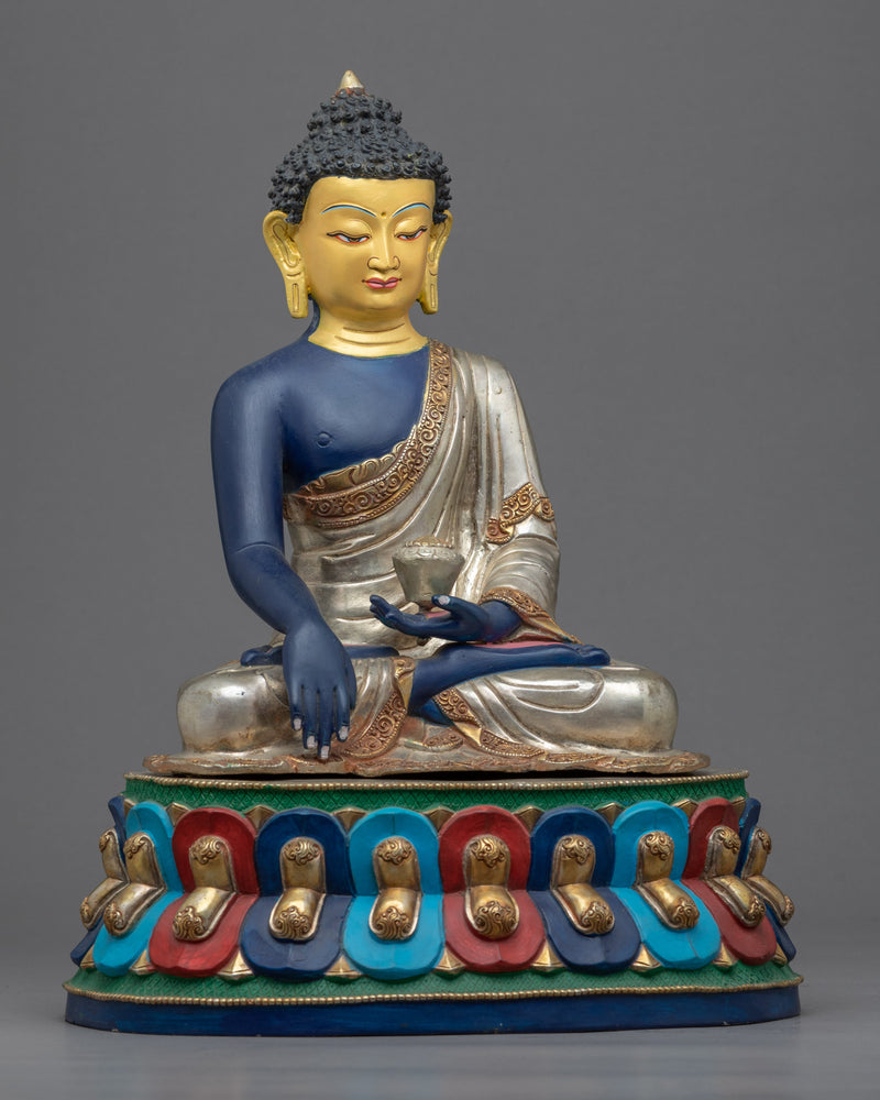 Buddha Akshobhya Statue | Traditionally Carved Gautam Buddha Figurine