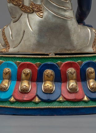 Buddha Akshobhya Statue | Traditionally Carved Gautam Buddha Figurine