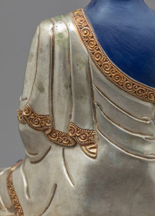 Buddha Akshobhya Statue | Traditionally Carved Gautam Buddha Figurine