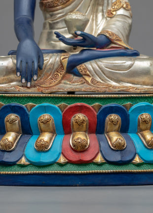 Buddha Akshobhya Statue | Traditionally Carved Gautam Buddha Figurine