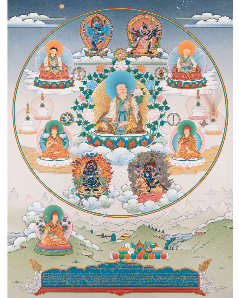 Sachen Kunga Nyingpo | Thangka Painting | Thangka Print| Enlightenment Thangka