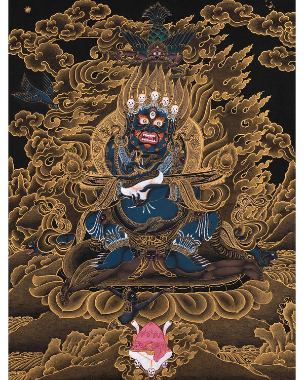 Sakya Mahakala Thangka