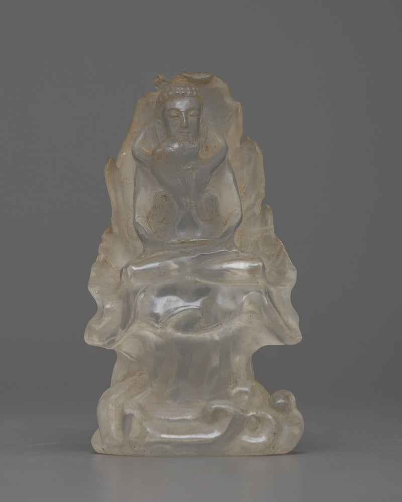 Crystal Samantabhadra Statue