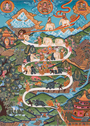 Samatha Meditation Art | Wall Hanging Decoration