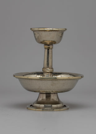 Silver Water Offering Serkyem | Perfect for Sacred Water Devotional Rituals