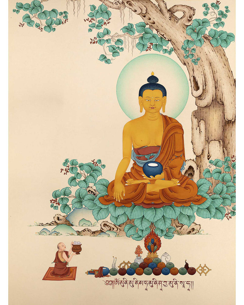 Shakyamuni Buddha thangka Tibetan Buddhist