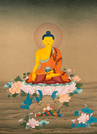 buddha shakyamuni thangka