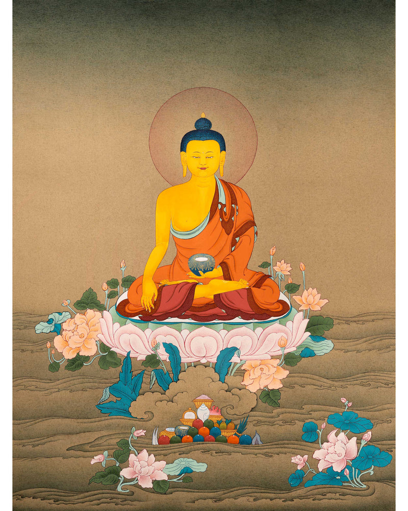 buddha shakyamuni thangka