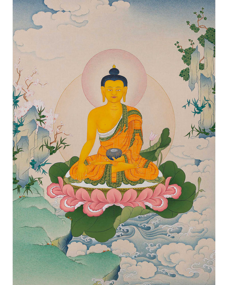 Shakyamuni Buddha Thangka 