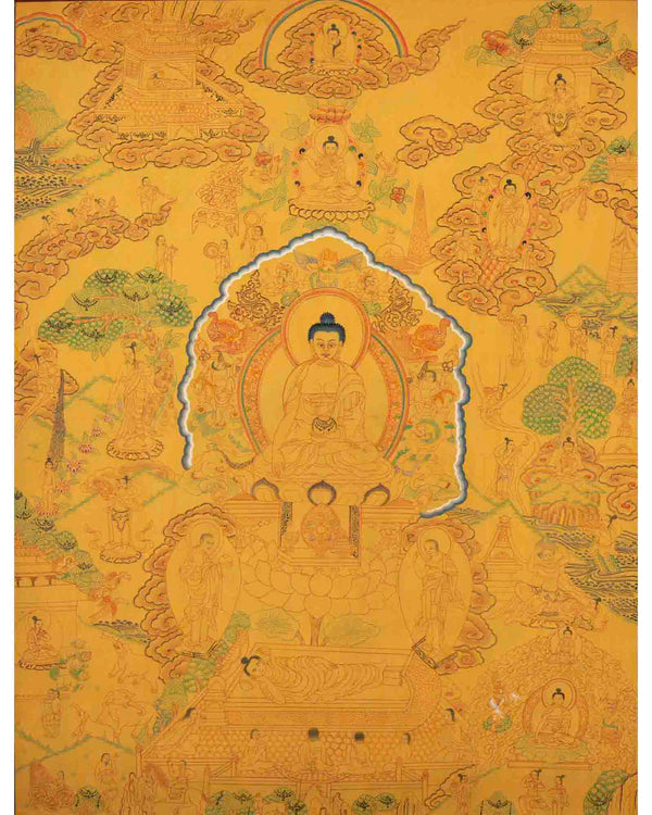 Shakyamuni Buddha Life Story | Tibetan Artwork