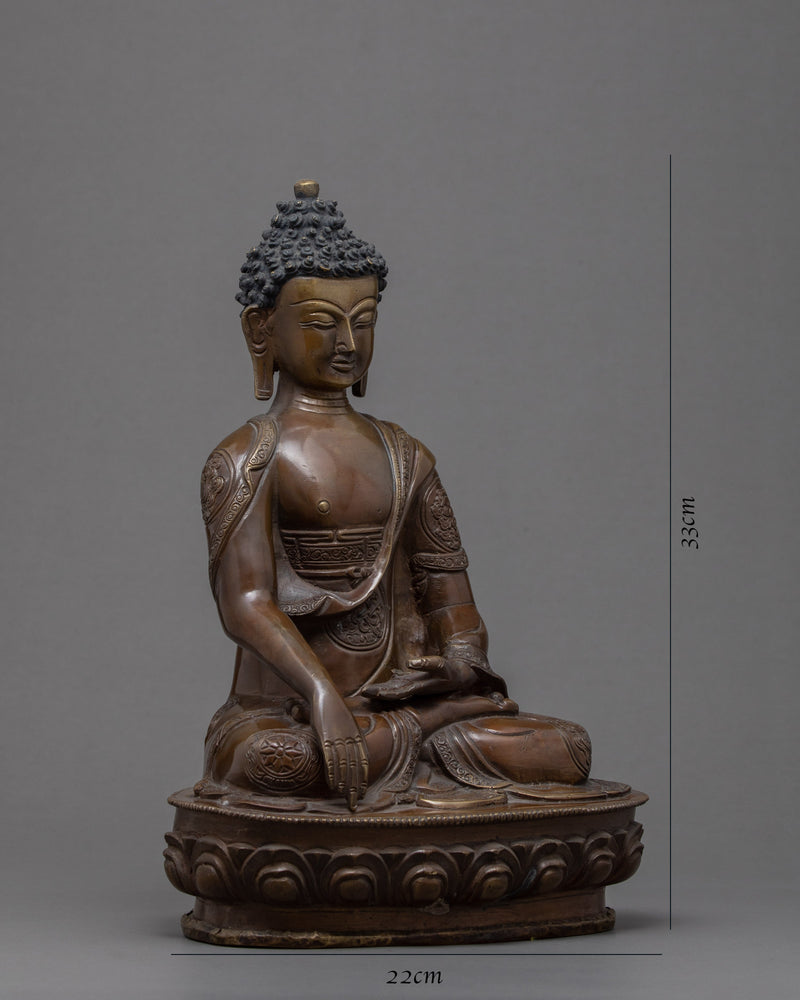 Indoor Shakyamuni Buddha | Garden decorative Statue | Buddhist home Altar | Spritual Gifts