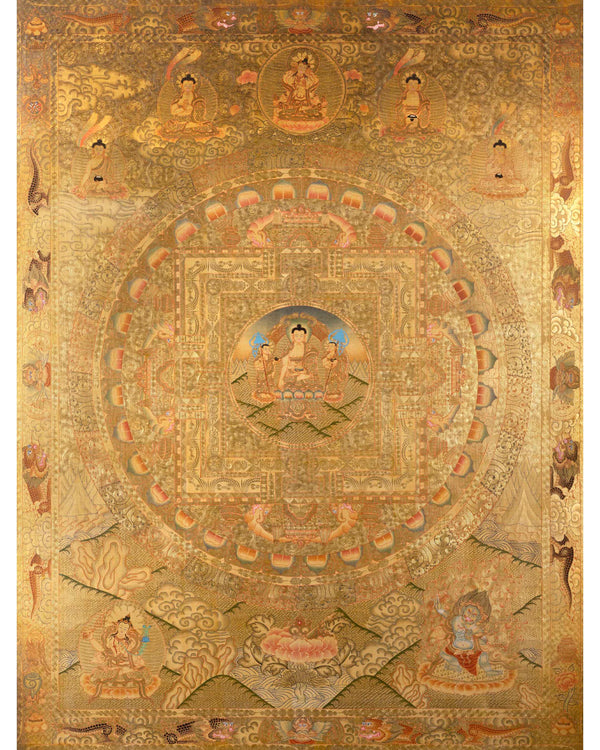 Shakyamuni Buddha Thangka | Mandala Wall Hanging