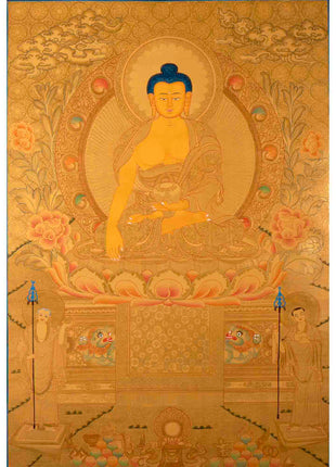 Tibetan Shakaymauni Thangka | Tibetan Buddha Artwork