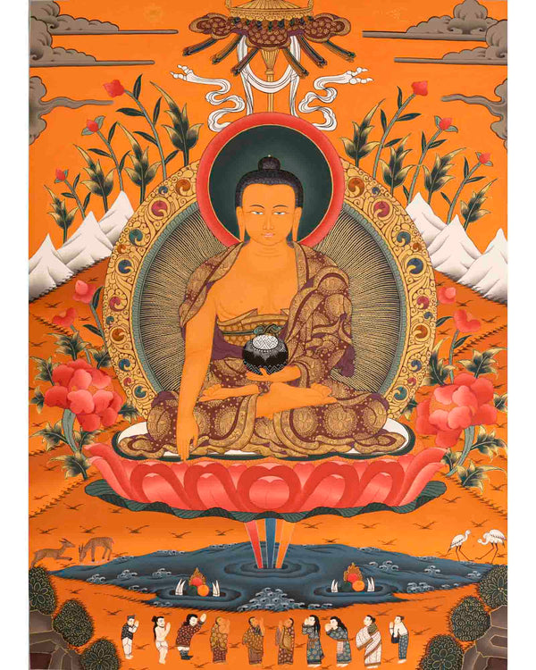 Buddha Shakyamuni Thangka | Home Decoration Art