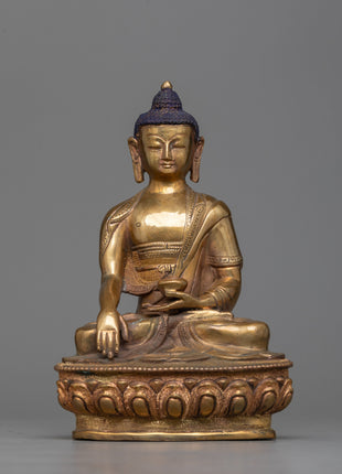 Buddha Shakyamuni Copper Statue