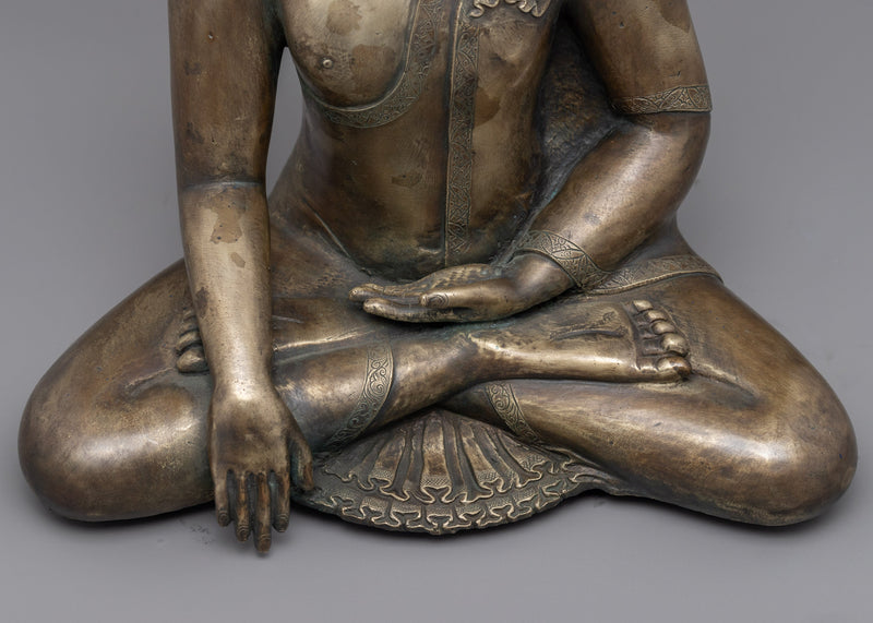 The Buddha Shakyamuni Statue | Hand Carved Buddhist Deity