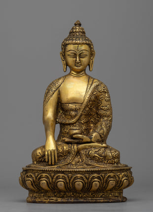 Shakyamuni Buddha Prayer Statue