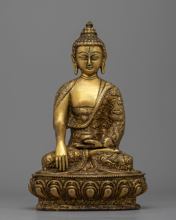 Shakyamuni Buddha Prayer Statue