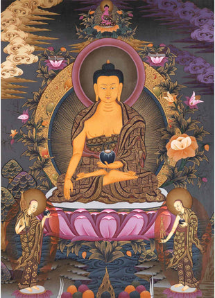 Shakyamuni Handmade Thangka | Art For Peace