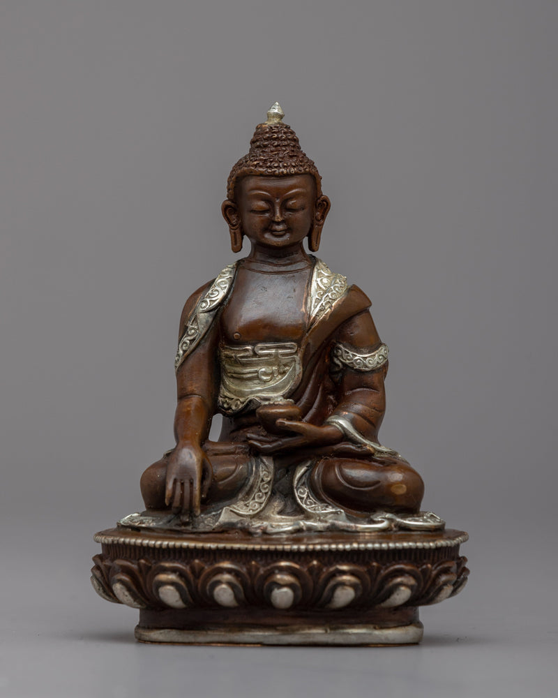 Portable Shakyamuni Buddha Copper Statue | Machine Made Figurine