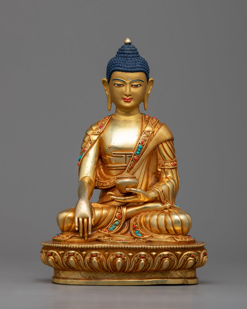 Handmade Shakyamuni Buddha Home Statue | Exquisitely Crafted Spiritual Decor Piece for Your Home