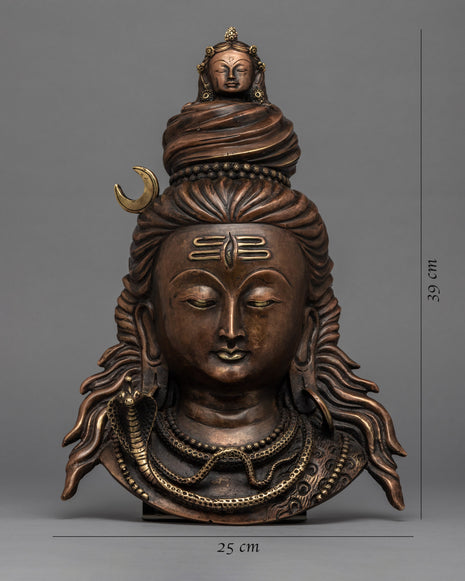 Mask Of Shiva Deity | Home Decoration