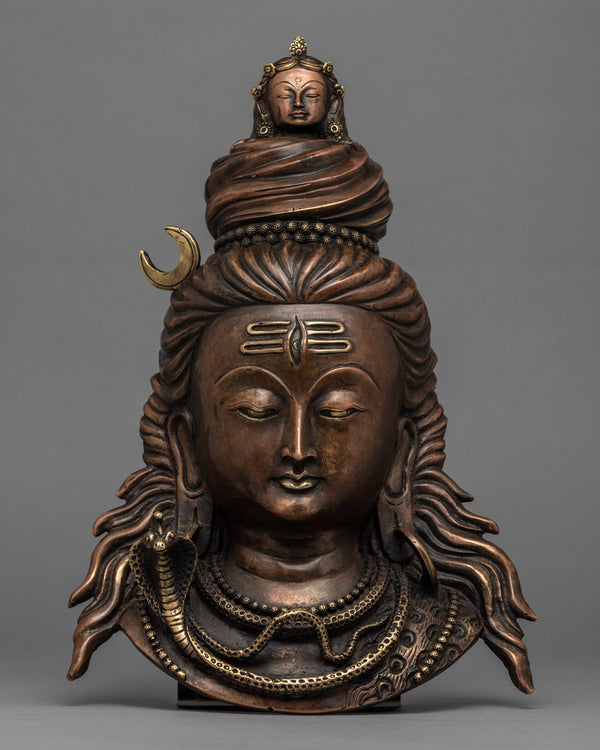 Mask Of Shiva Deity 
