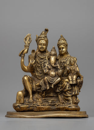 Lord Shiva and Family Statue 