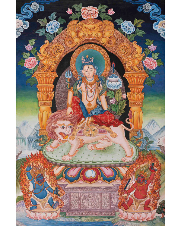 Simhanada Lokeshvara Print