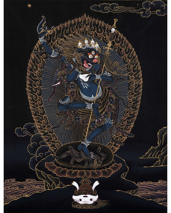 Singhamukha Dakini Thangka