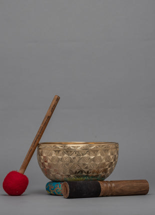 Shiny Carving Singing Bowl