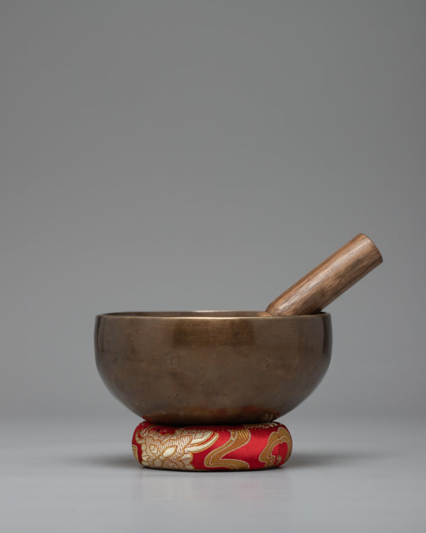 Tibetan Singing Bowl with Antqiue Finish | Buddhist Bowl 