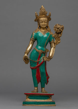 Standing Chenrezig Statue