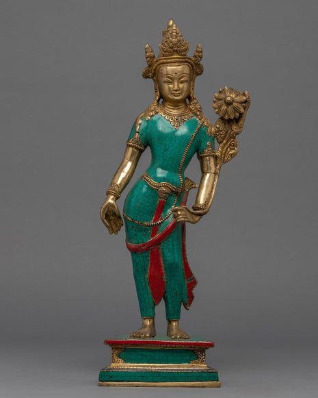 Standing Chenrezig Statue