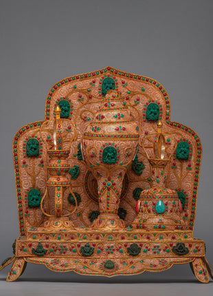 Standing Vajra, Bell And Conch