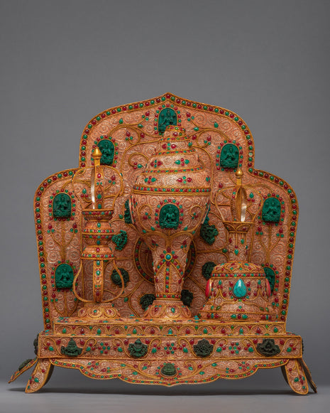 Standing Vajra, Bell And Conch