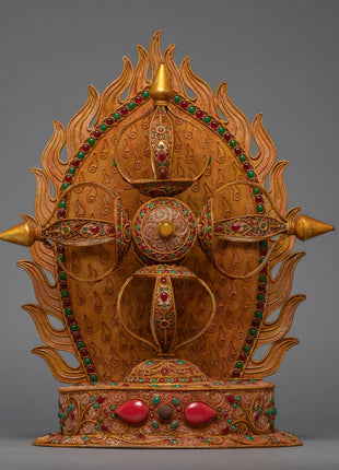 Stand vajra Filigree Inlay