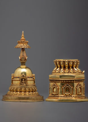Tibetan Stupa Statue