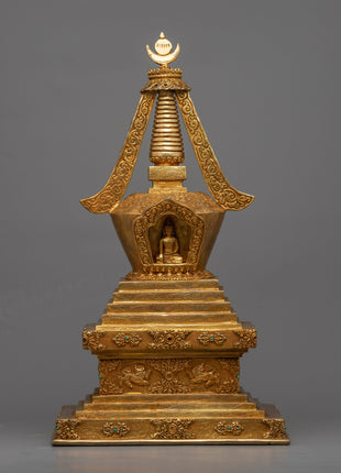 Copper Body Stupa