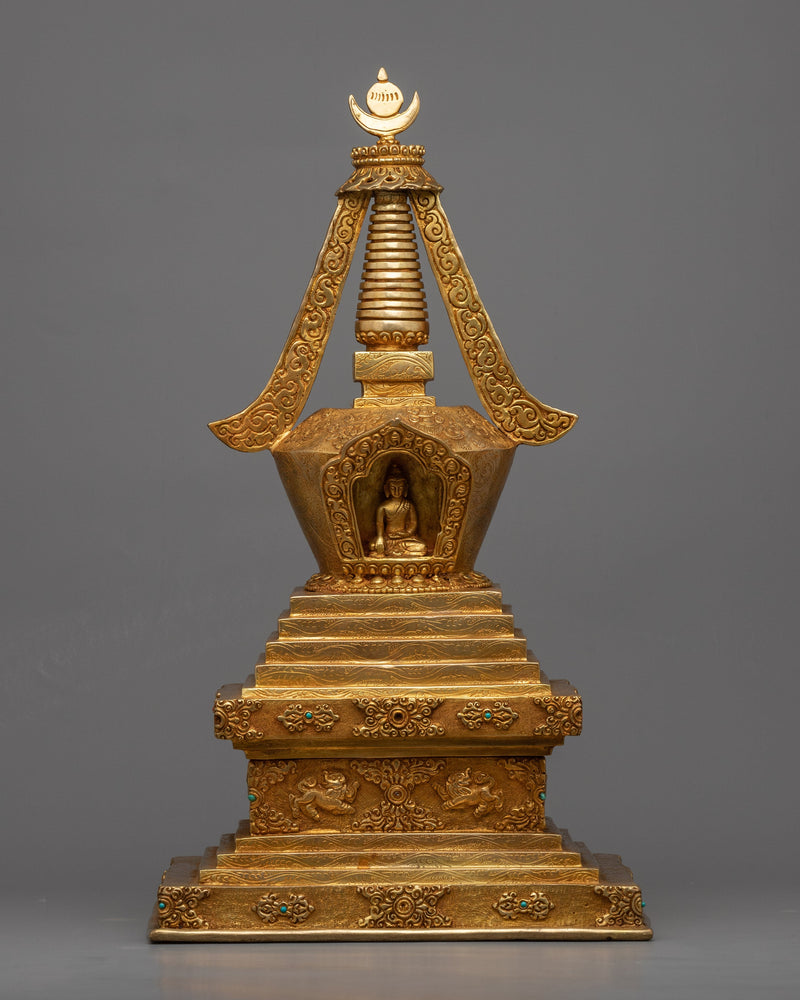 Copper Body Stupa