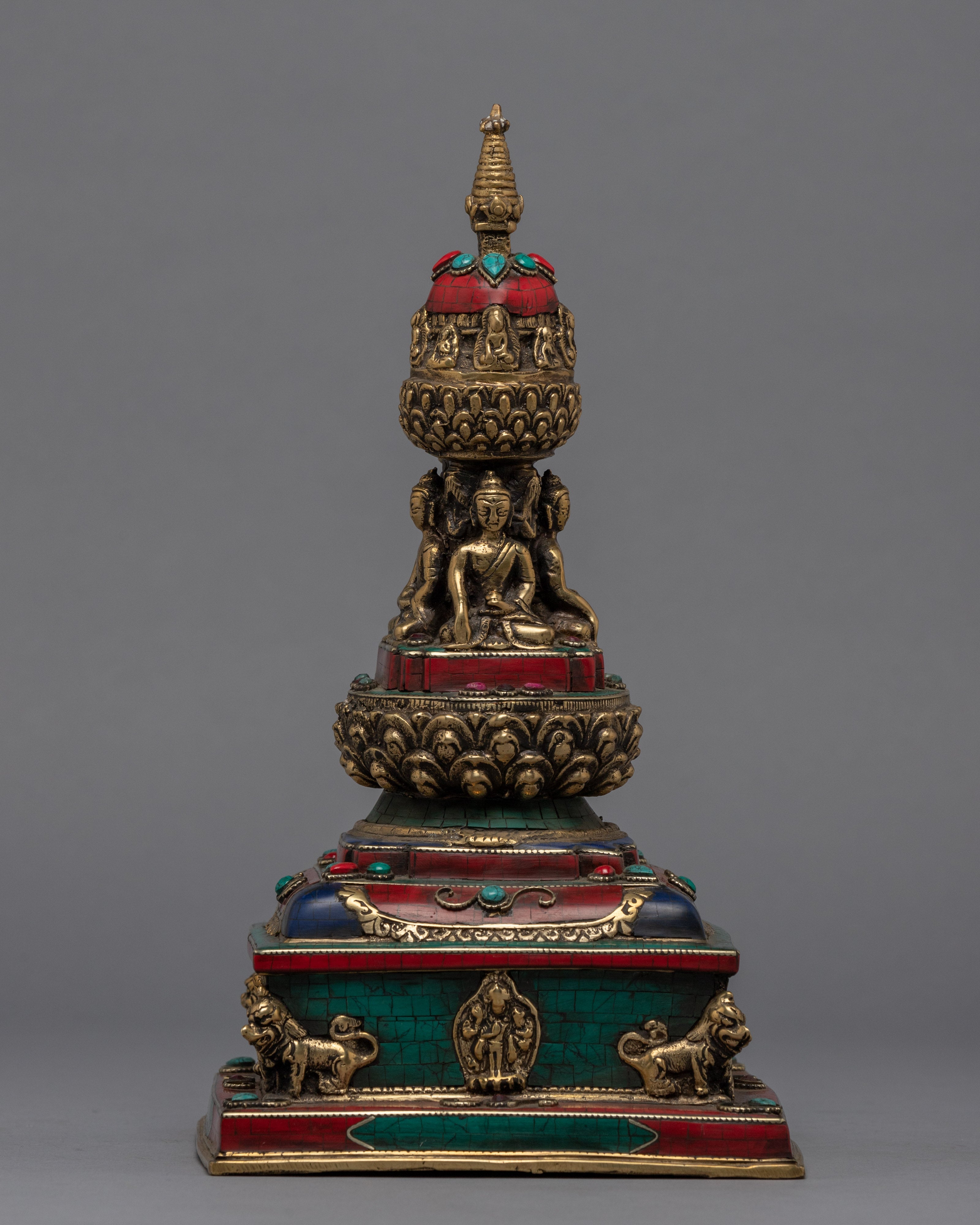Brass Buddha Stupa 