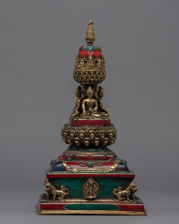 Brass Buddha Stupa 