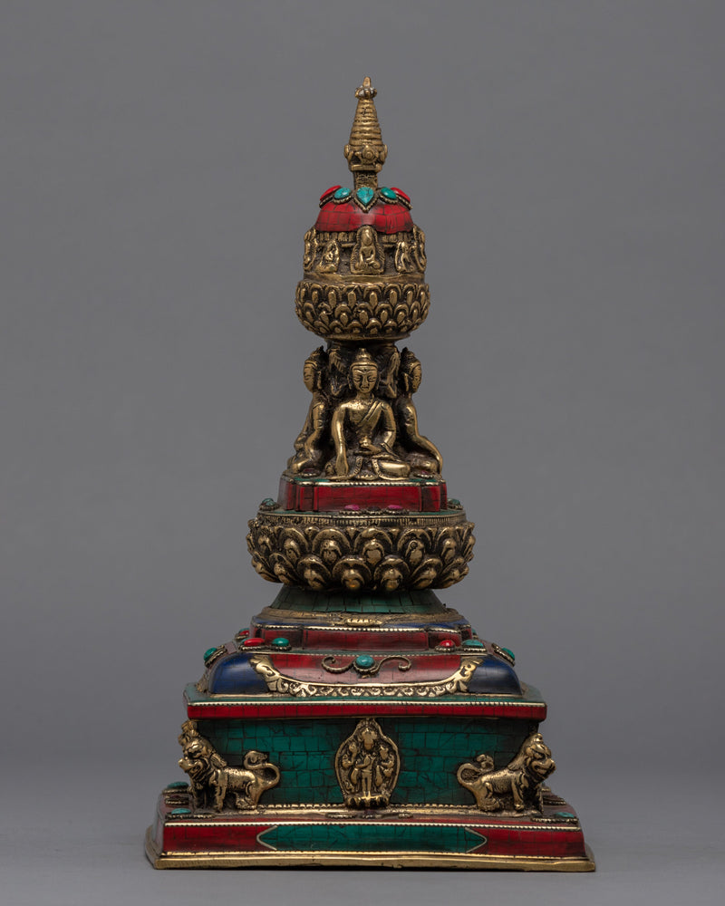 Brass Buddha Stupa 